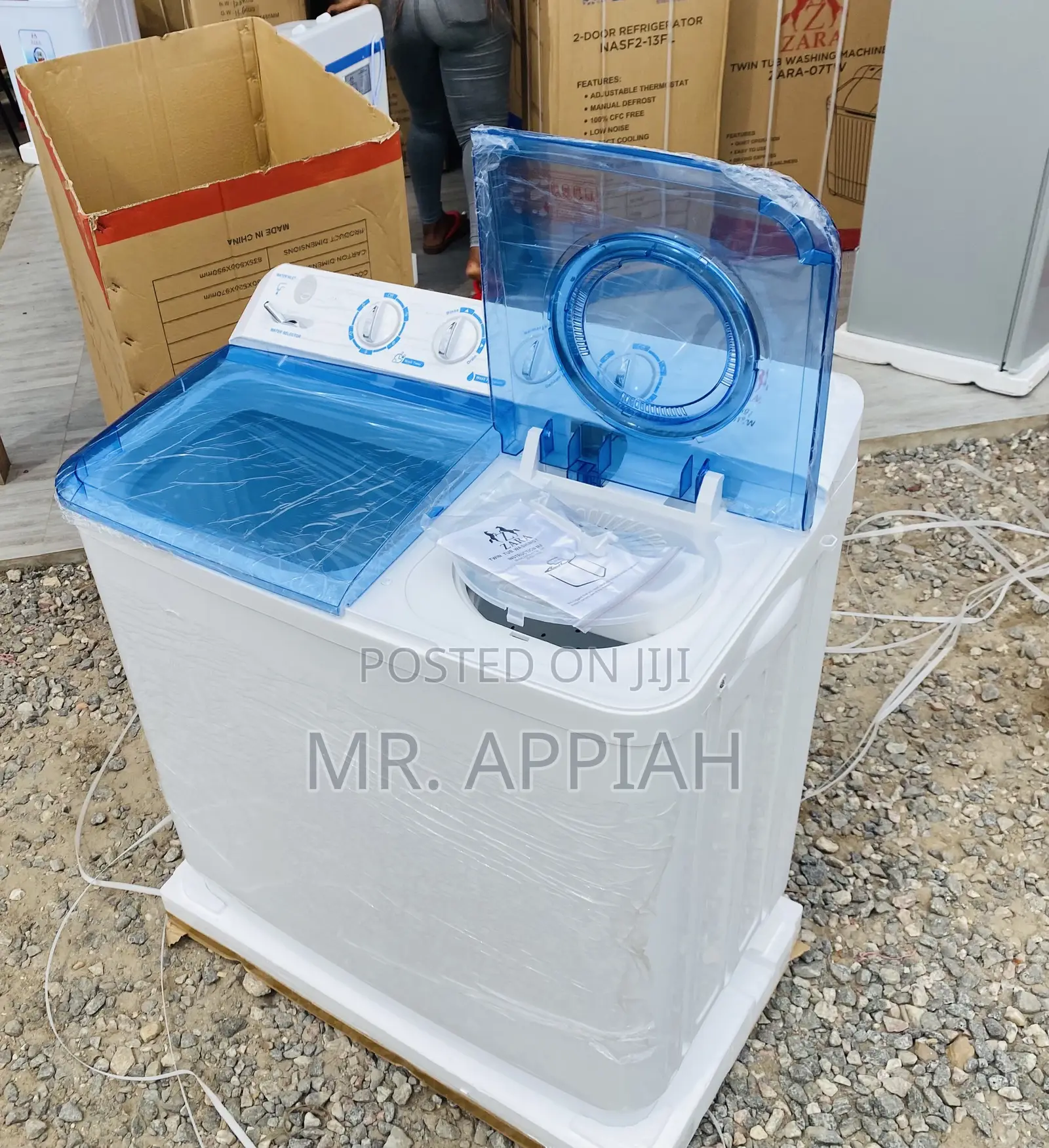 High Quality Zara 11kg Twin Tub Electric Washing Machine.
