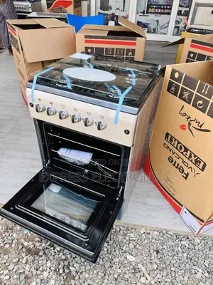 Sliver Gas Cooker Oven 4burner Stove 60/60 Newline.