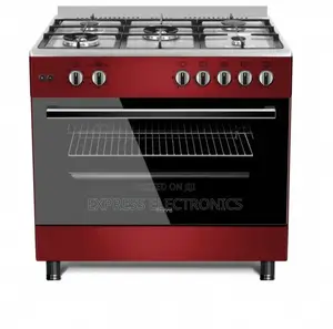Popular Choice Ferre Red Gas Cooker 60/60 5burner Oven