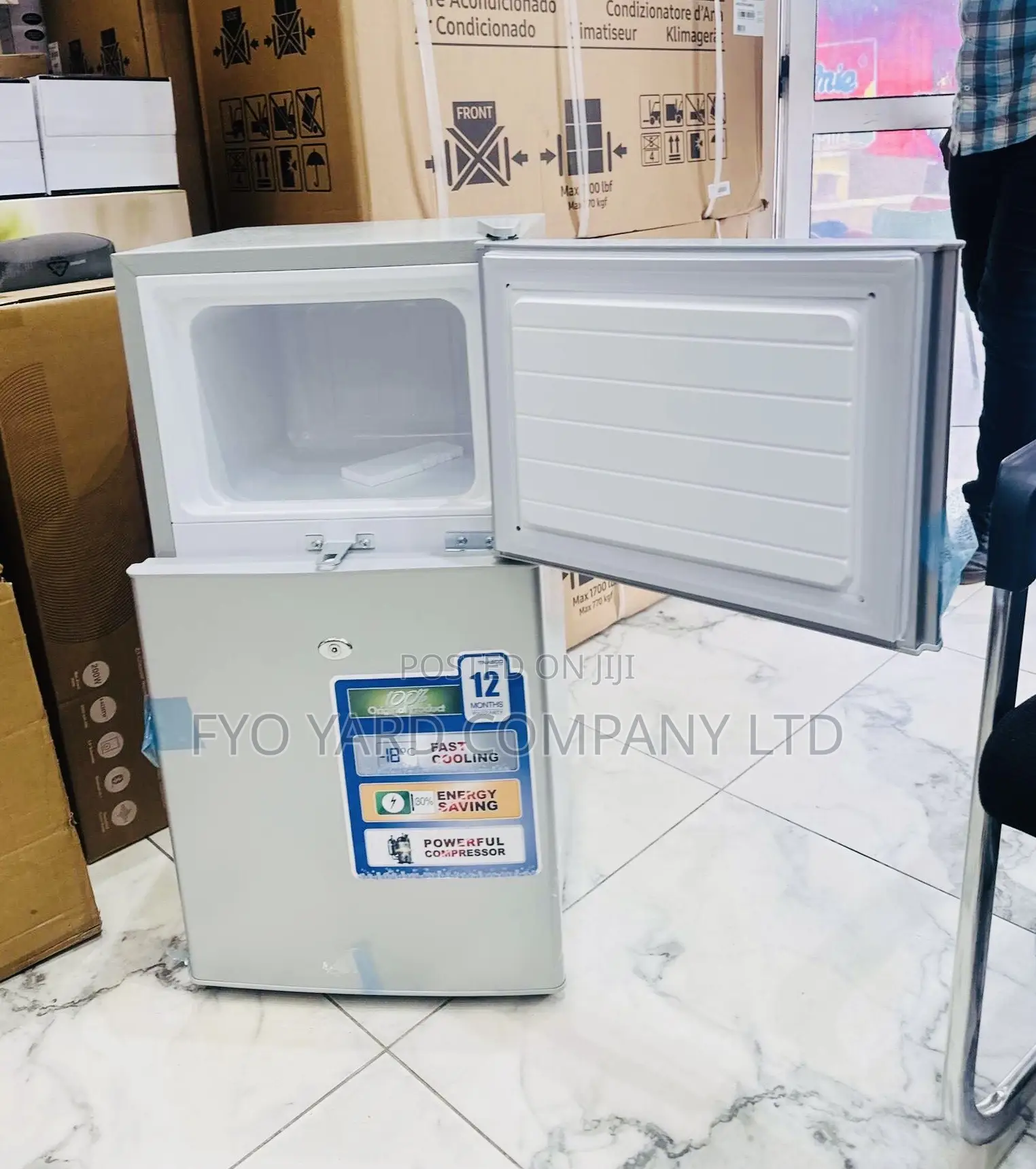 High Quality Nasco Made Double Door Fridge