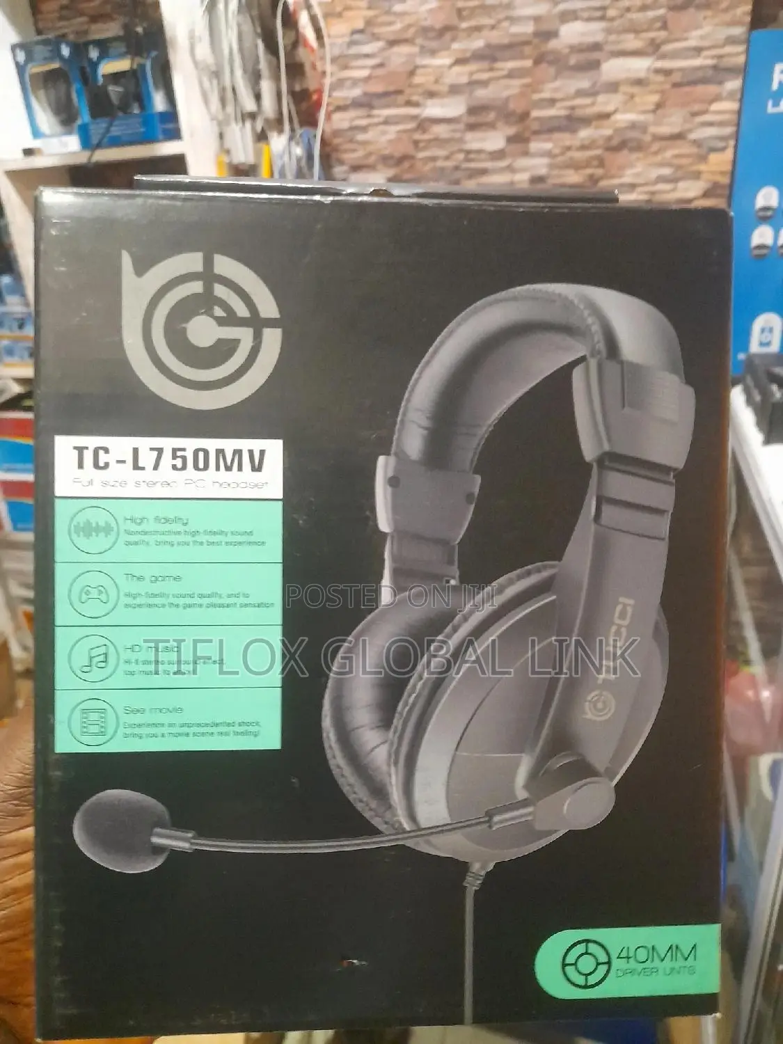 Multimedia Stereo Headset With Mic