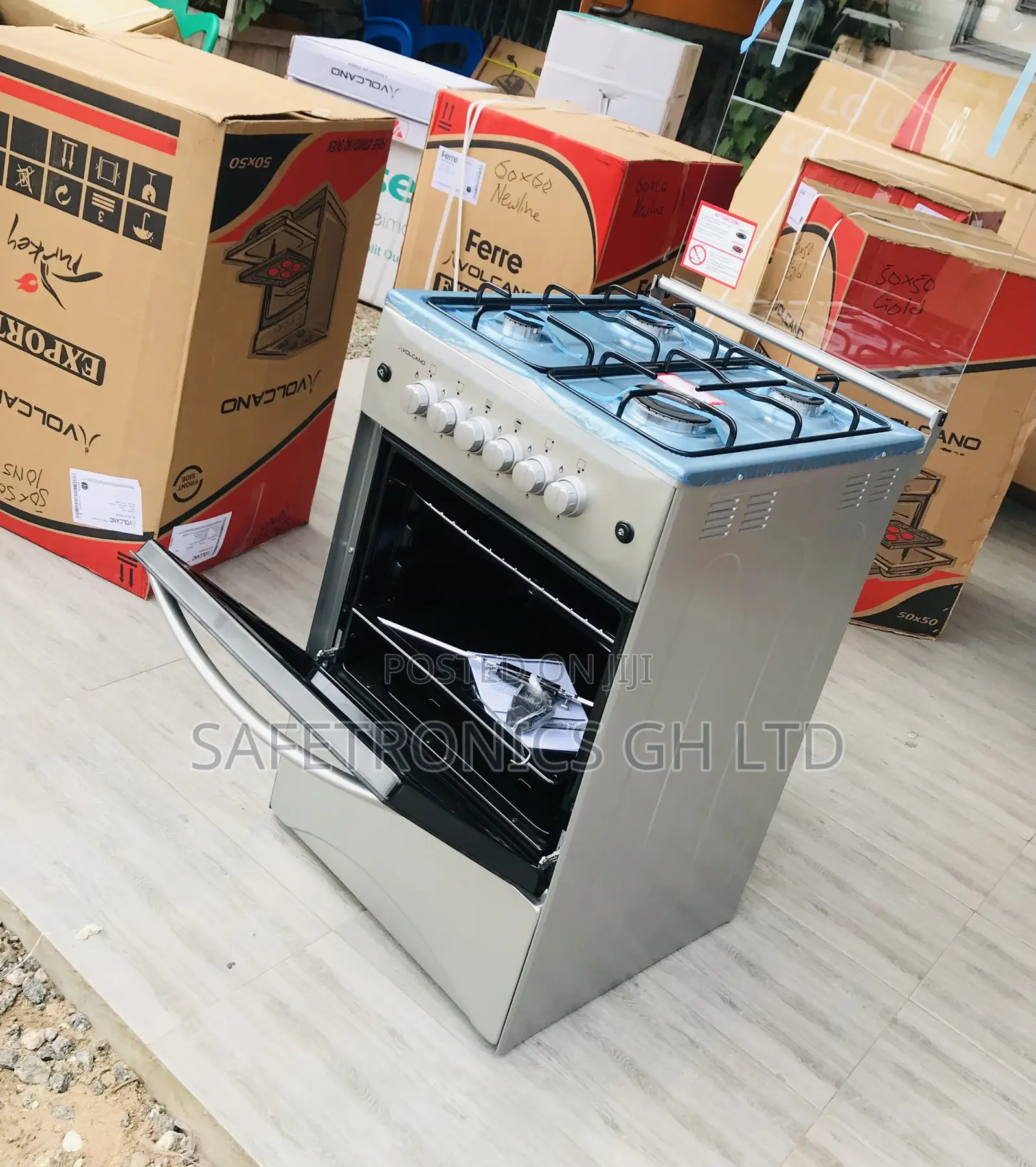 Shop Inox (Gray) Ignition 50by50 4 Gas Oven:Grll Volcano 