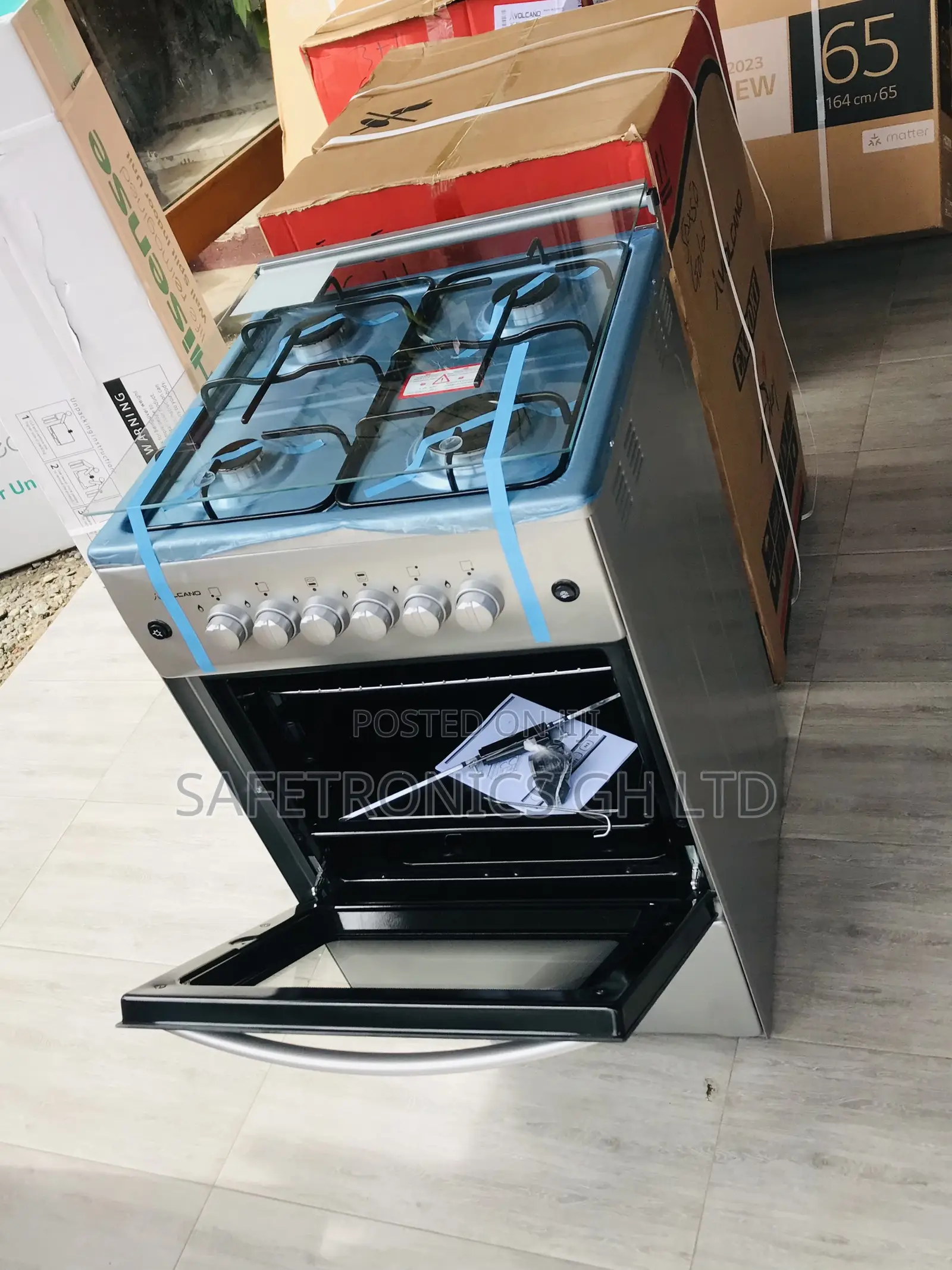 Ferre 4 Gas 50by60 (Gray) Oven:Grill New Authentic 