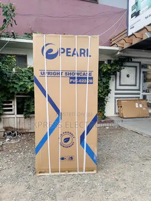 Vertical Double Door Display Fridge 500L Pearl PVC-622-2b
