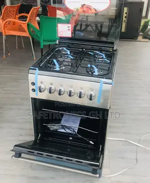 Essential 60by60 Ferre 4 Gas Oven: Grill (Gray) SMRT 