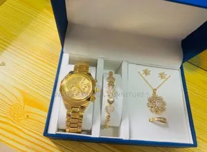 Michael Kors Ladies Watch With Bracelet and Earrings