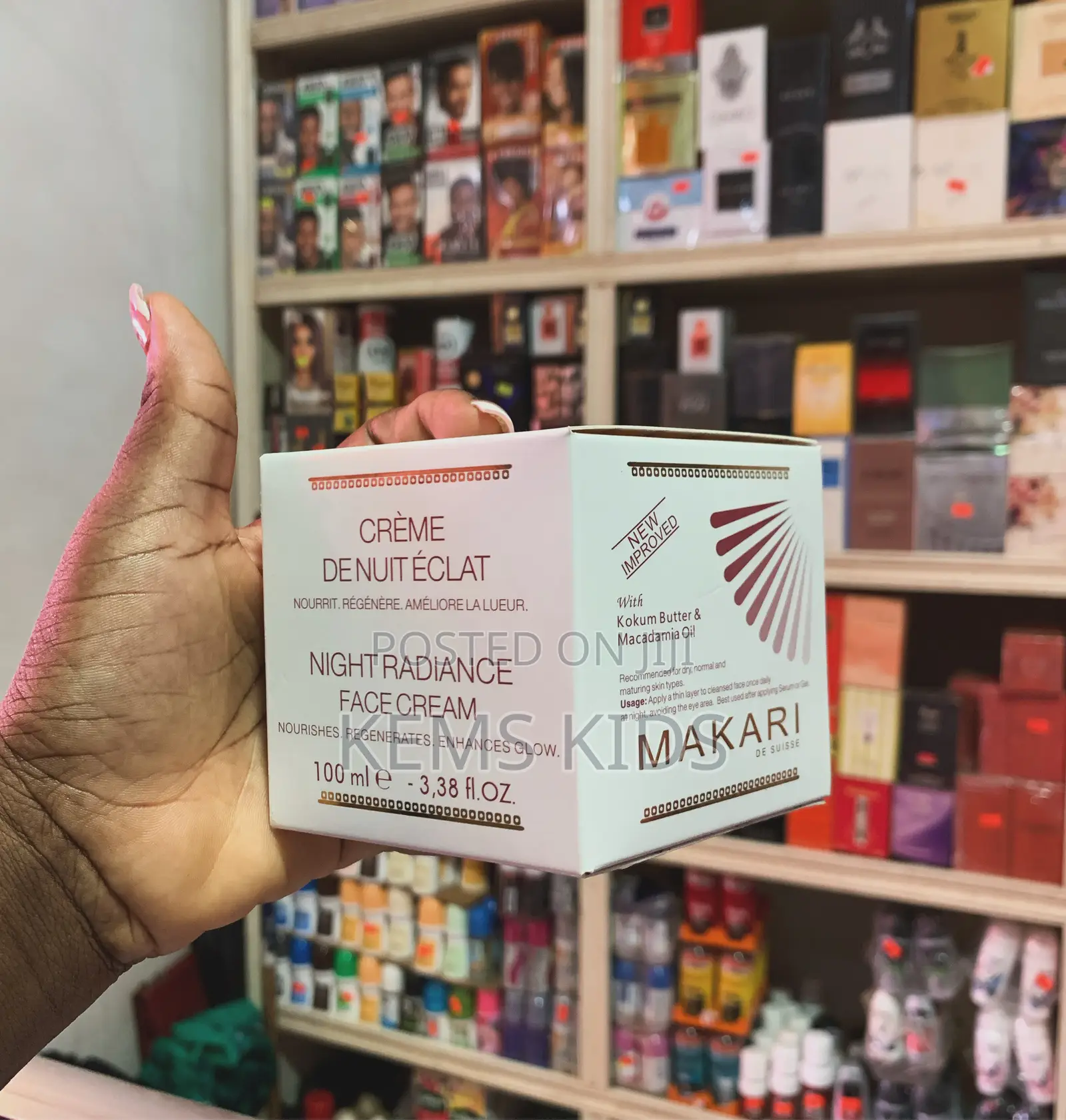 Makari Night Face Cream in Madina Skincare, Maame Adu