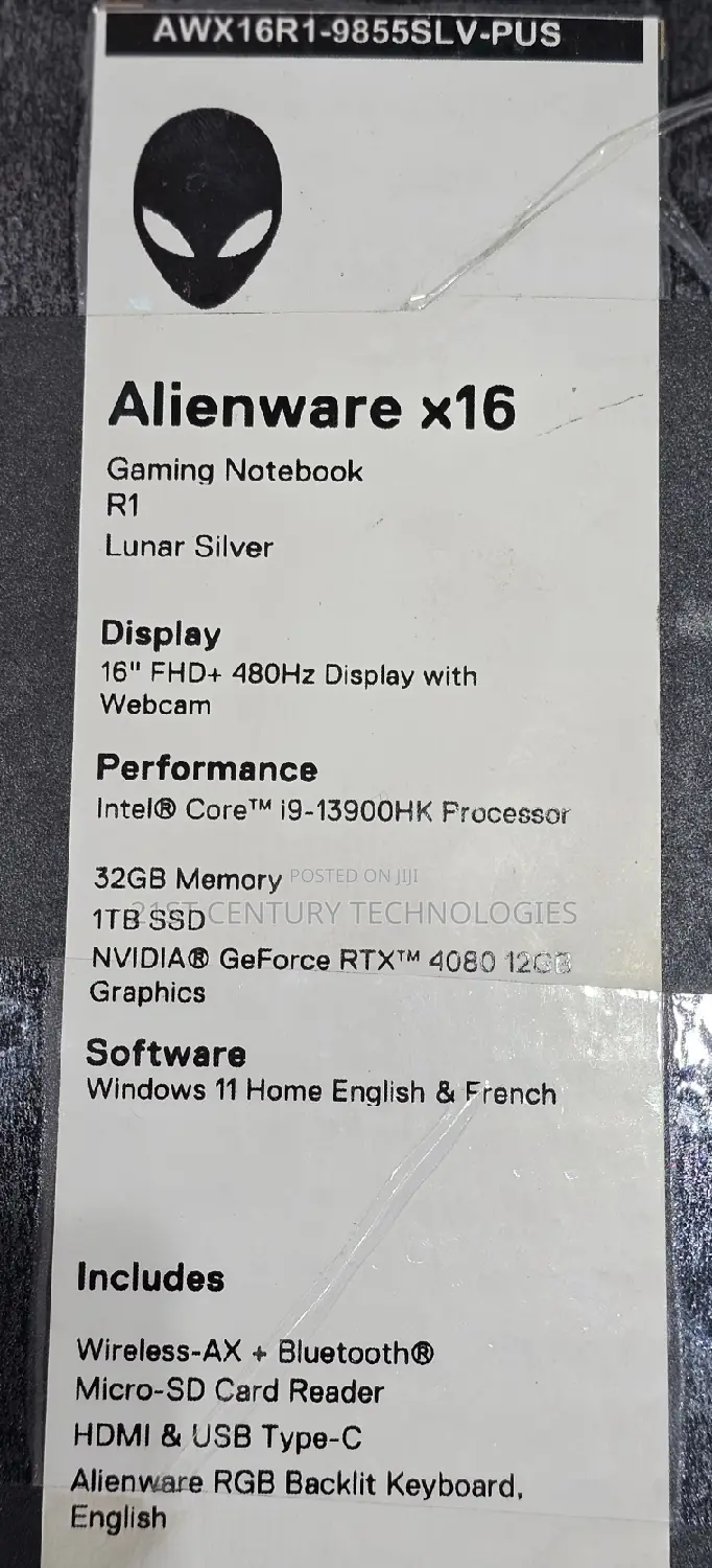 Laptop Dell Alienware M16 R1 32GB Intel Core I9 SSD 1T