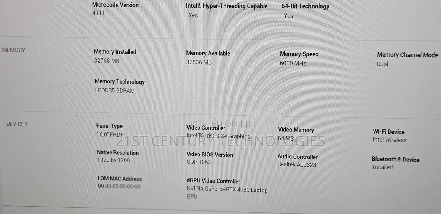 Laptop Dell Alienware M16 R1 32GB Intel Core I9 SSD 1T