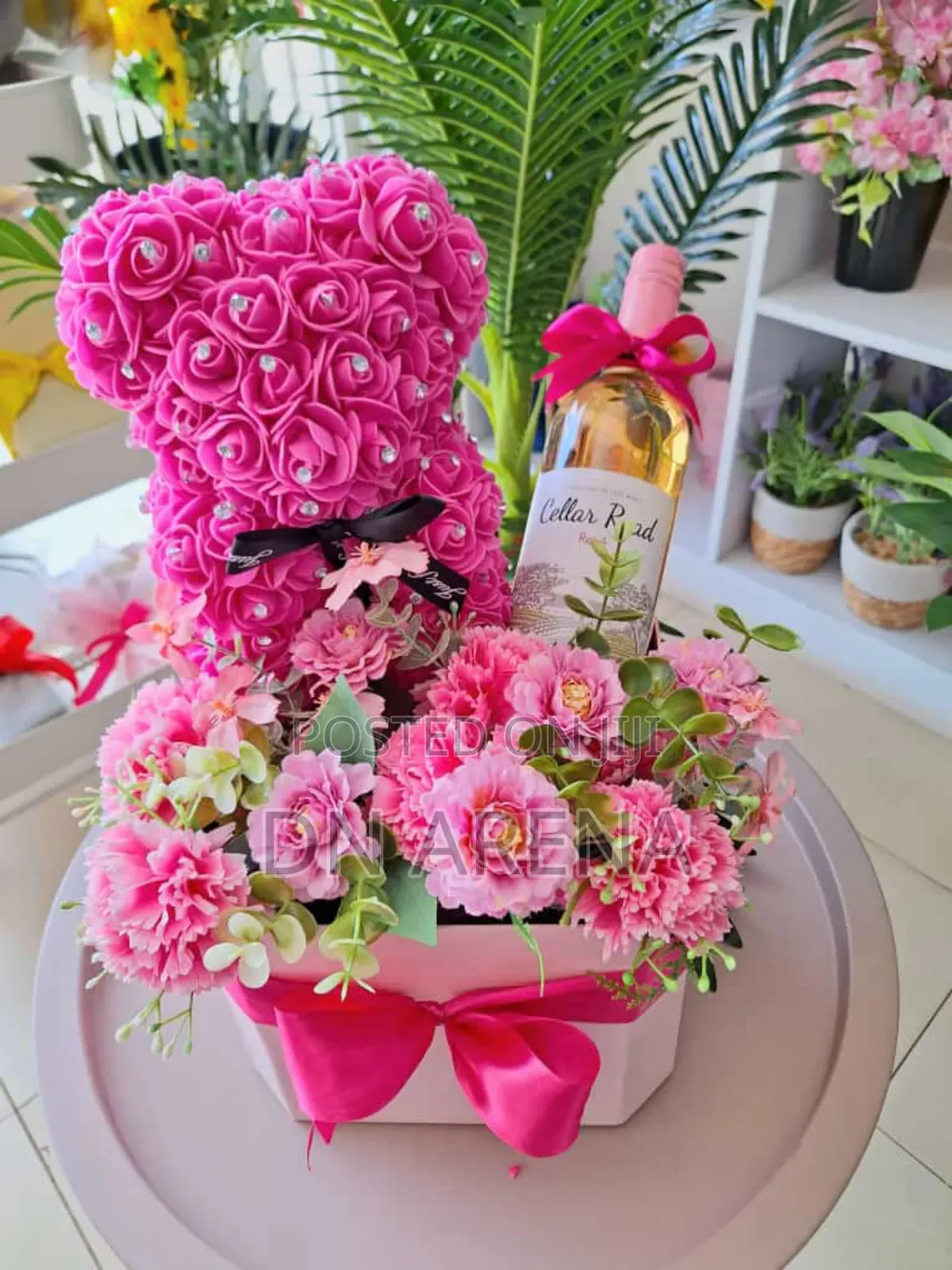 Rose Teddy Available in Different Colors