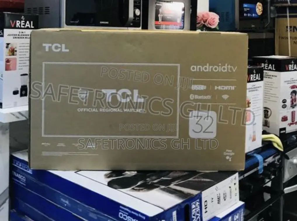 Lastest TCL P635 32 Inch Android Led Smart (Black) 