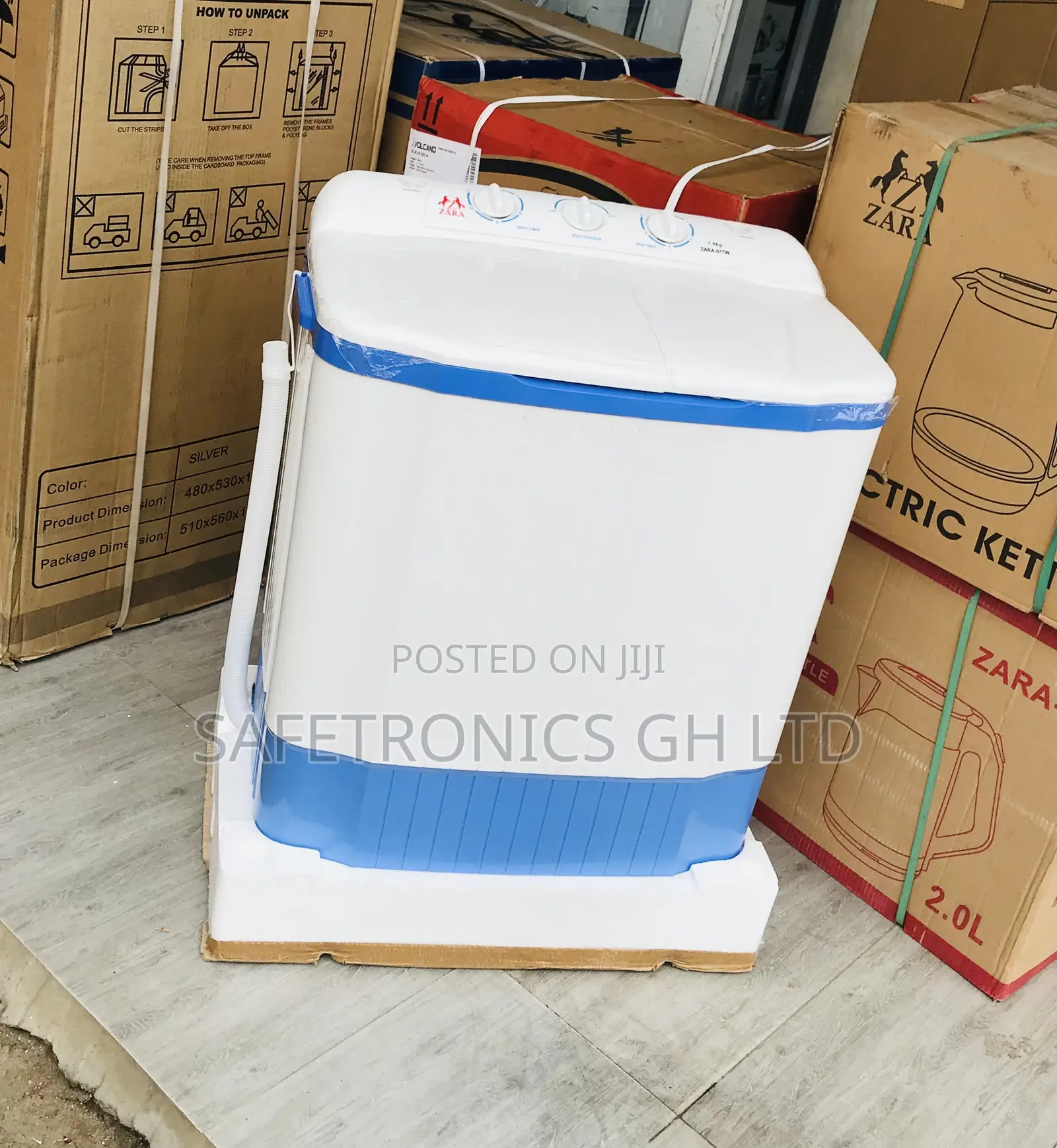 7kg Topload Adjustable Semiautomatic Washer 
