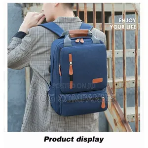3pcs Waterproof Laptop Backpack Travel/School Bag With Usb
