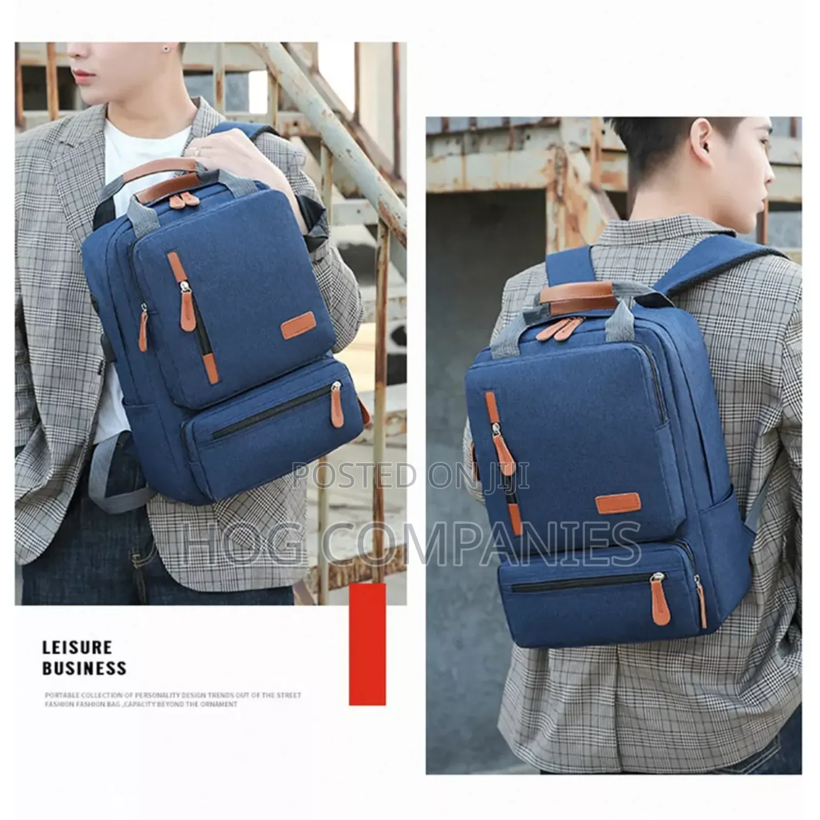 3pcs Waterproof Laptop Backpack Travel/School Bag With Usb