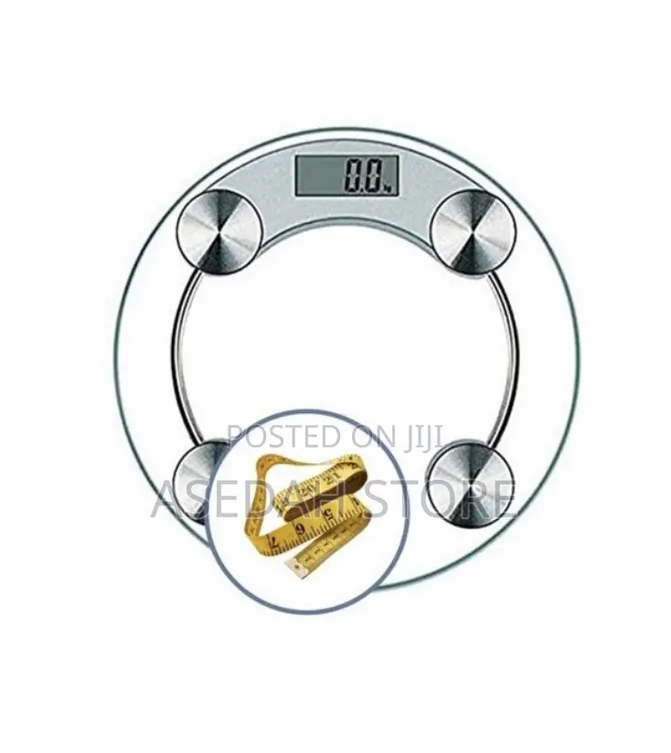 Personal Weighing Scale 180kg + Body Tape Measure