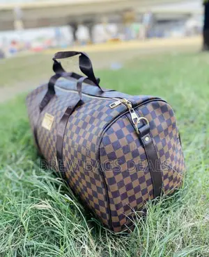 Branded Louis Vuitton Coffee Brown Duffle Traveling Bag