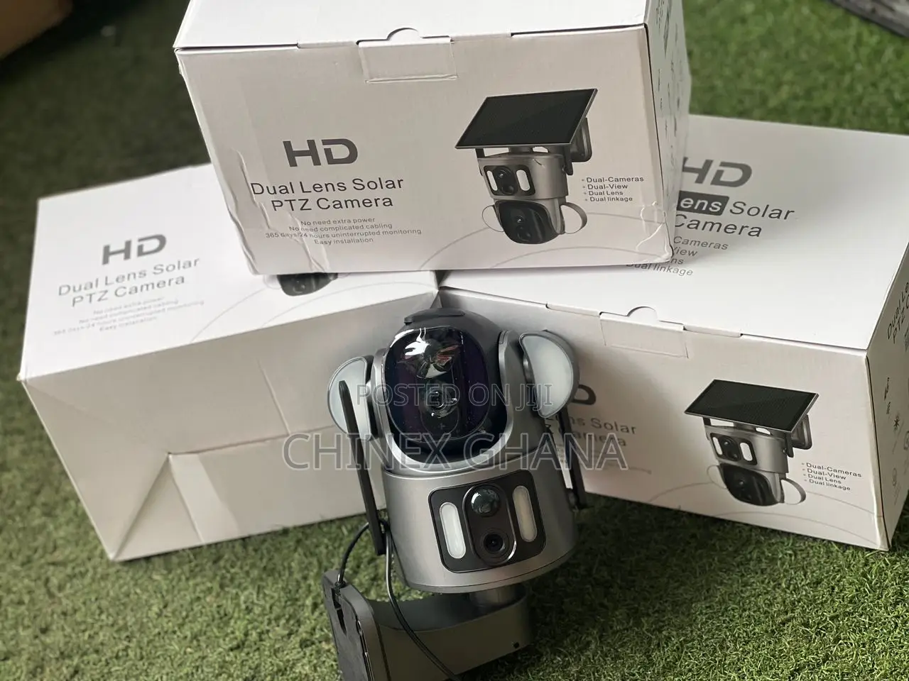 HD Dual Lens PTZ Solar Camera