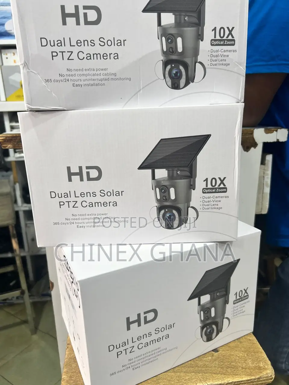 HD Dual Lens PTZ Camera / 10X Camera View