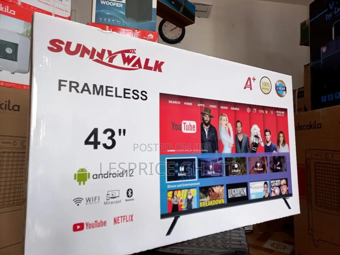 Sunny Walk 43” Android Netflix Tv
