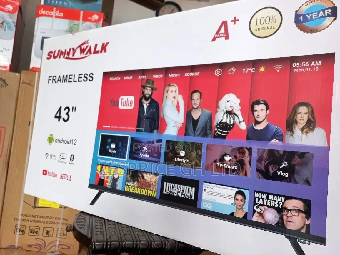 Sunny Walk 43” Android Netflix Tv