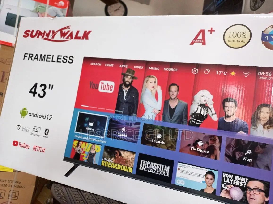 Clear Images ~Sunny Walk 43” Android FHD TV