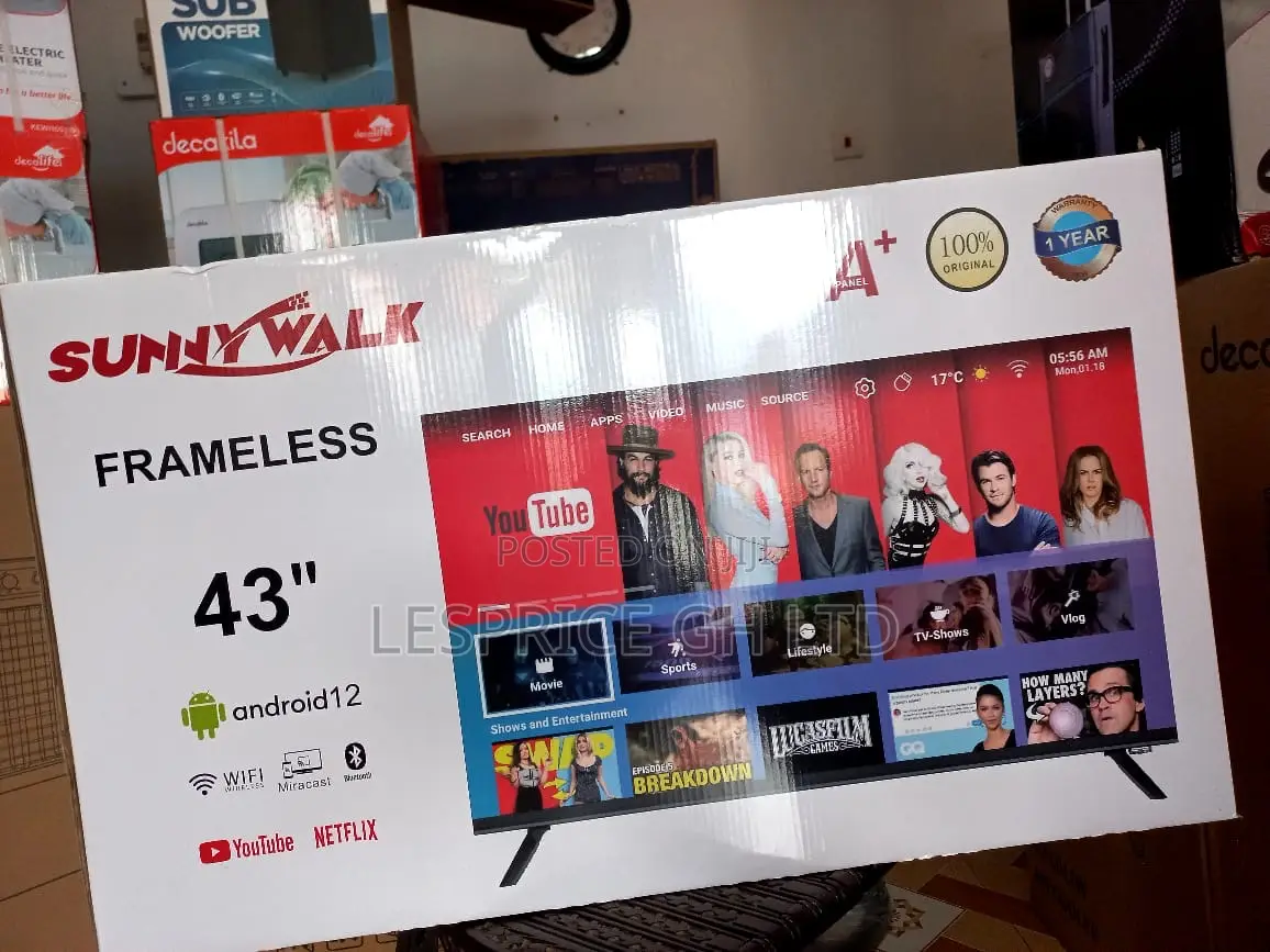 Sunny Walk 43” Android Satellite Tv