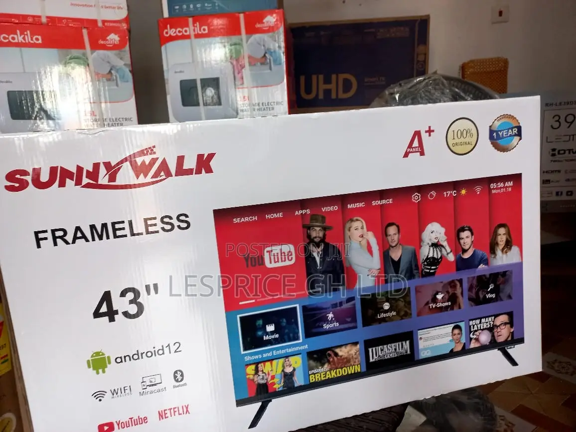 Sunny Walk 43” Android Tv Enjoy Your Favorite Channels