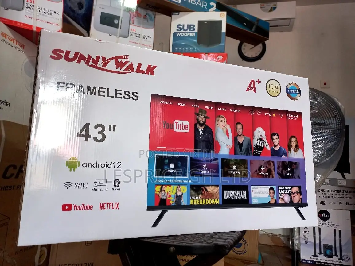 Luxury ~Sunny Walk 43” Smart Tv