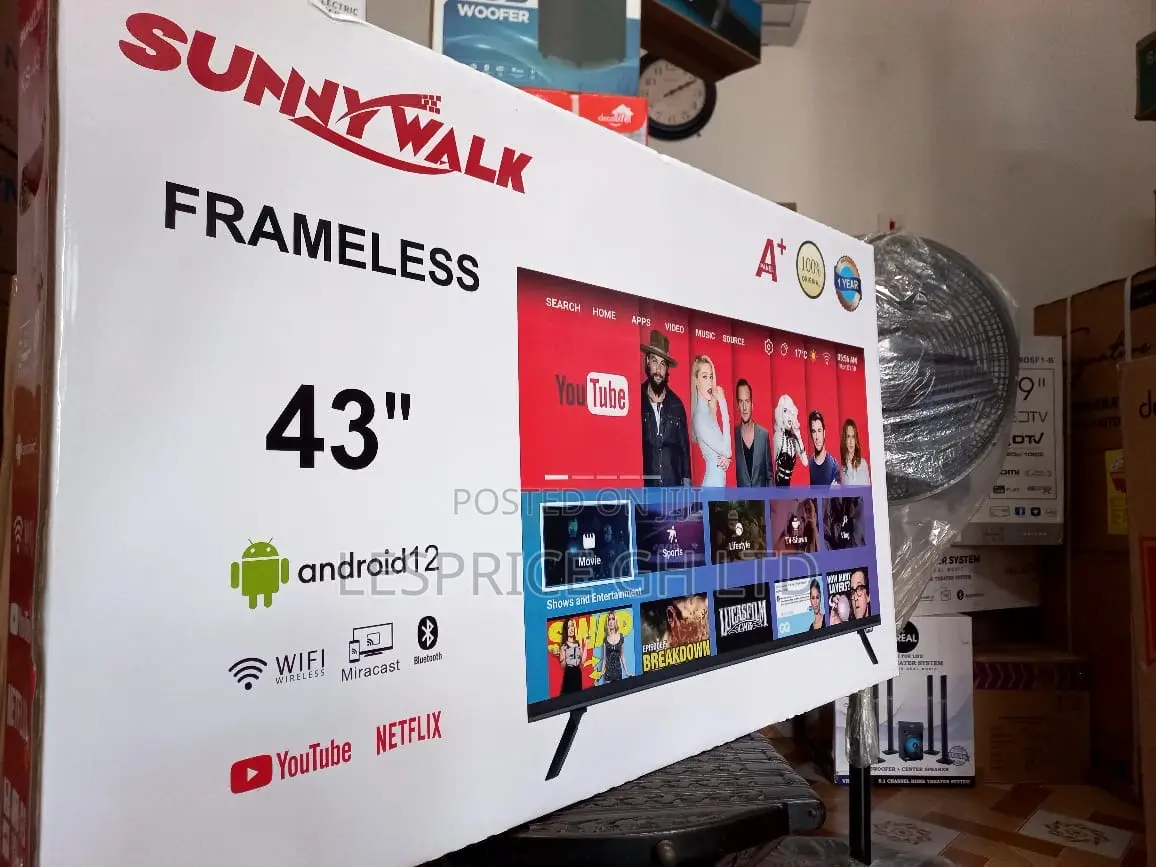 Les Display ~Sunny Walk 43” Android Smart Tv