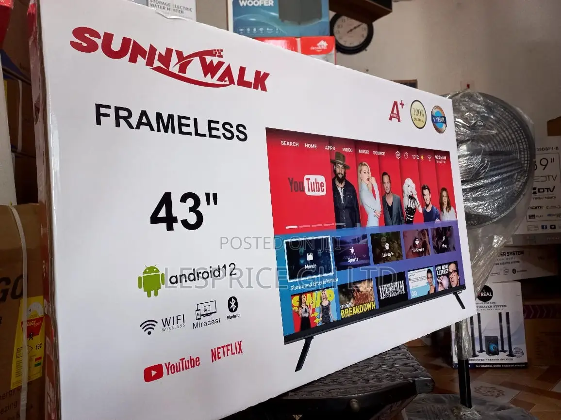 New in Box ~Sunny Walk 43” Android Tv