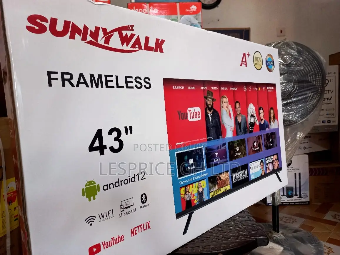 Sunny Walk 43” Smart Youtube Tv