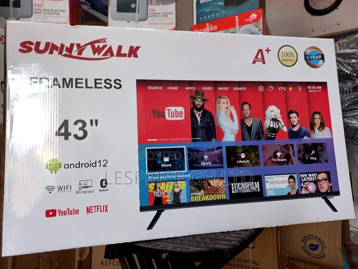 Sunny Walk 43” Smart Youtube Tv