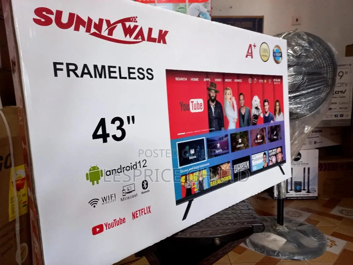 High Quality!! Sunny Walk 43” Android Tv