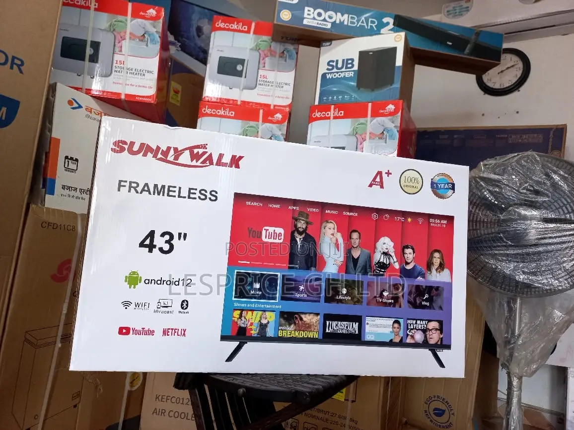 Sunny Walk 43” Android Tv Experience the Best