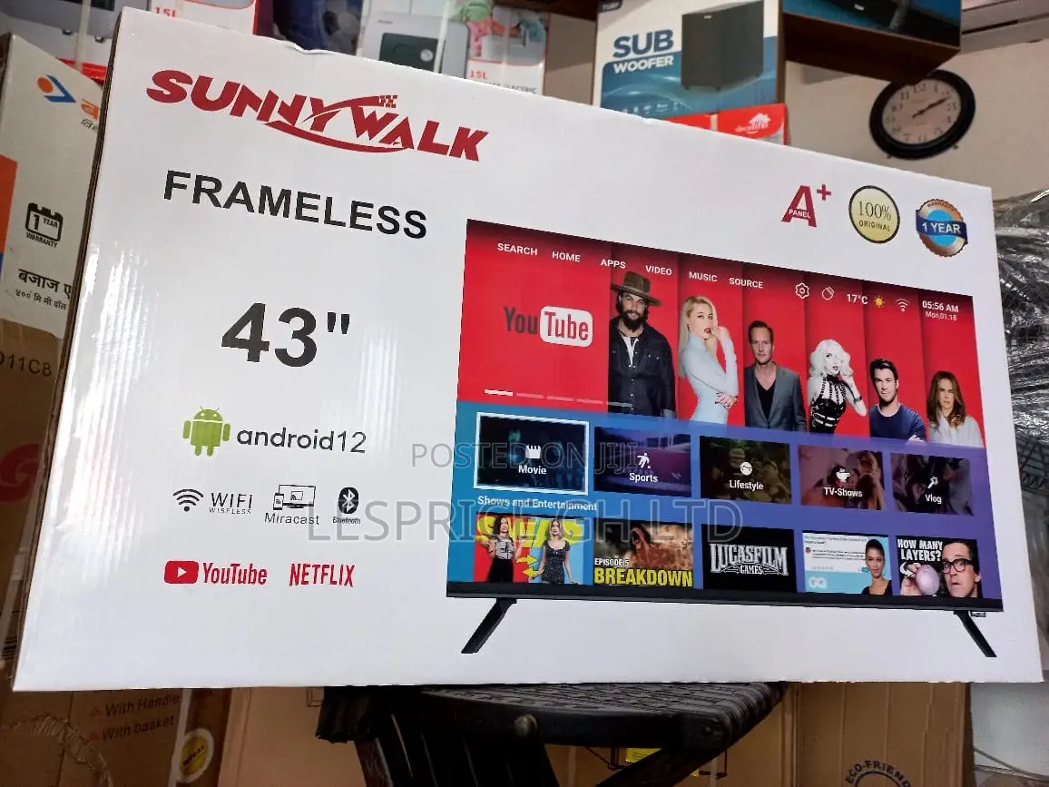Sunny Walk 43” Android Digital Satellite Tv