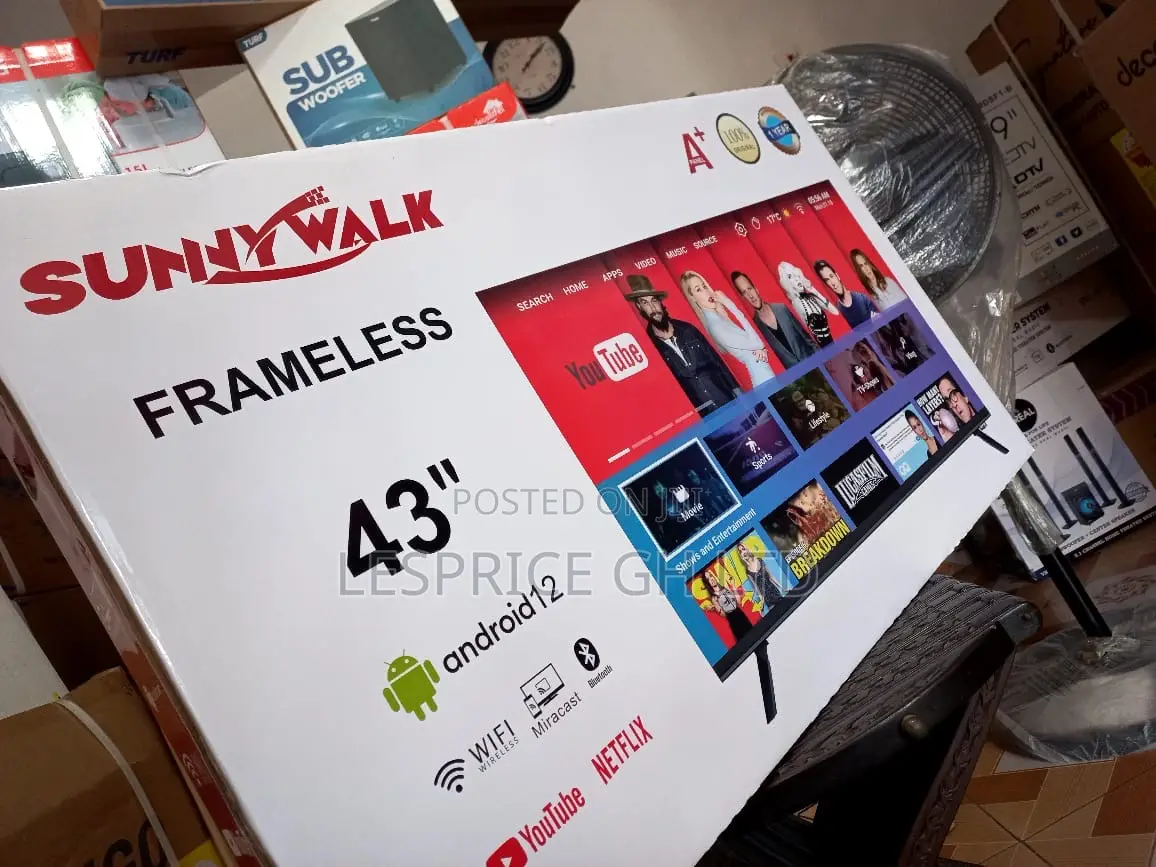 100% Original Sunny Walk 43” Android Tv