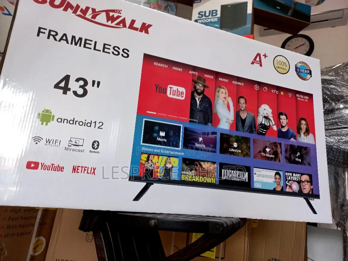 100% Original Sunny Walk 43” Android Tv