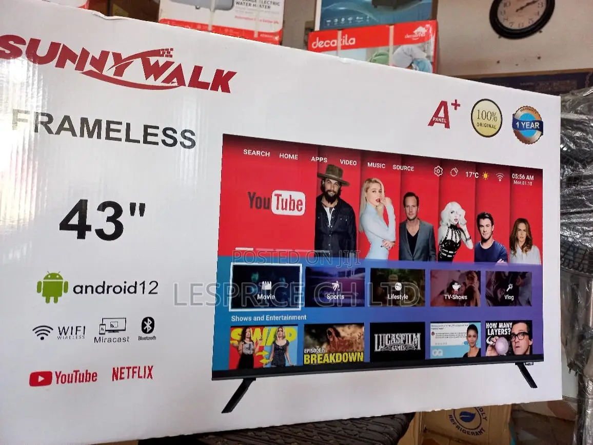 Good Quality ~Sunny Walk 43” Android Smart Tv