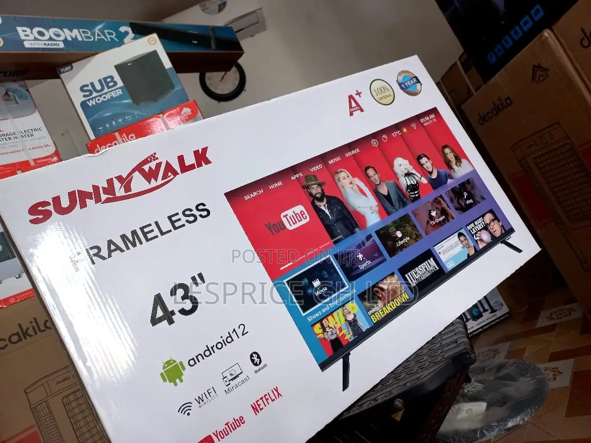 Sunny Walk 43” Android Smart High Quality Tv