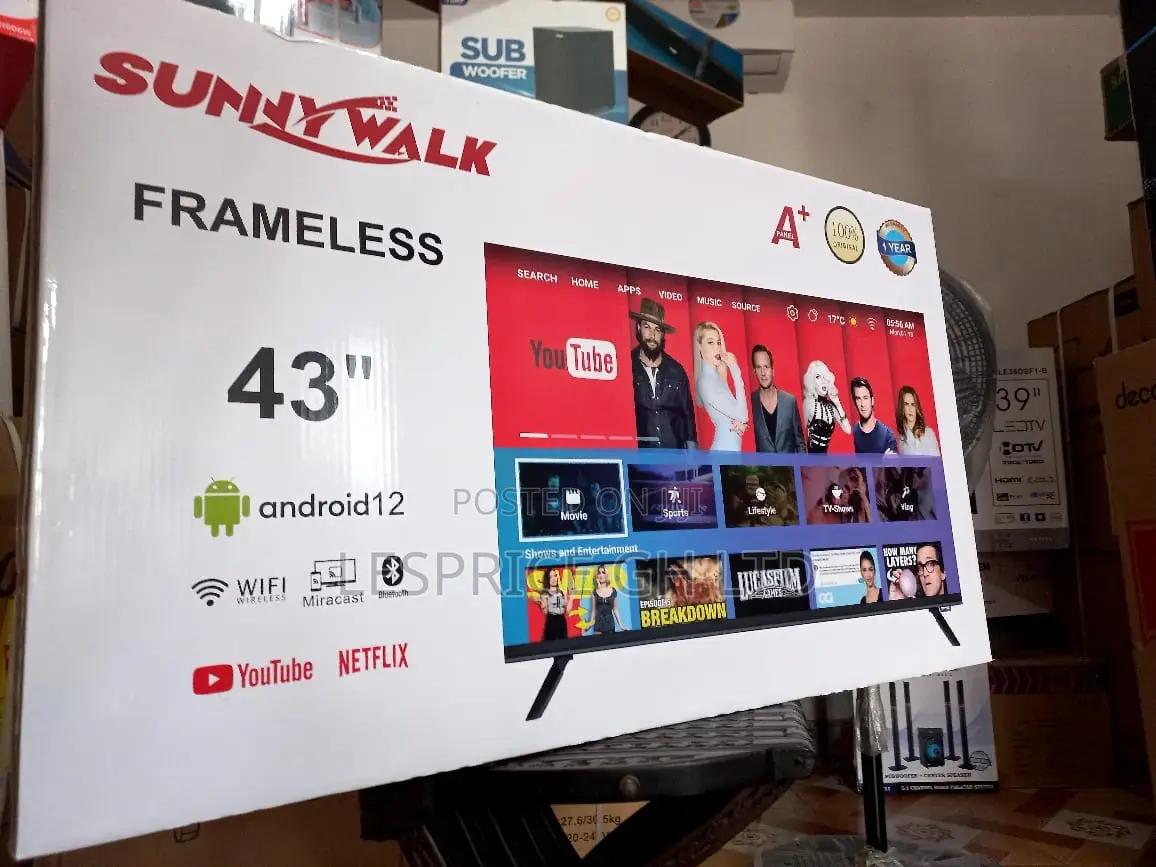 Exclusive ~Sunny Walk 43” Android Tv