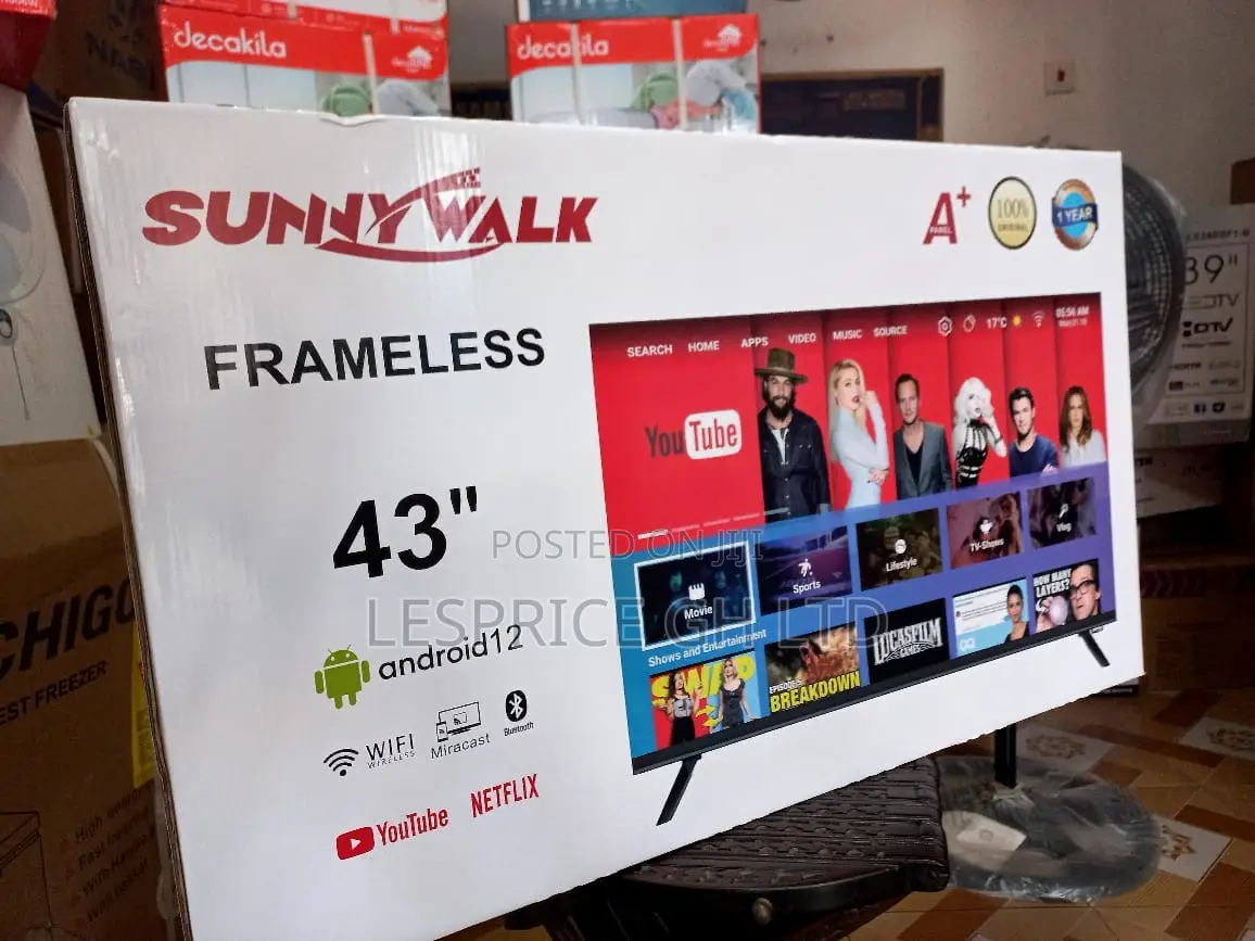 Modern~Sunny Walk 43” FHD Tv Android