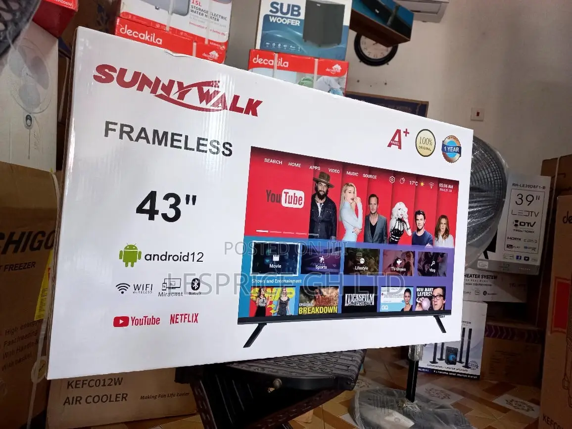 Modern~Sunny Walk 43” FHD Tv Android