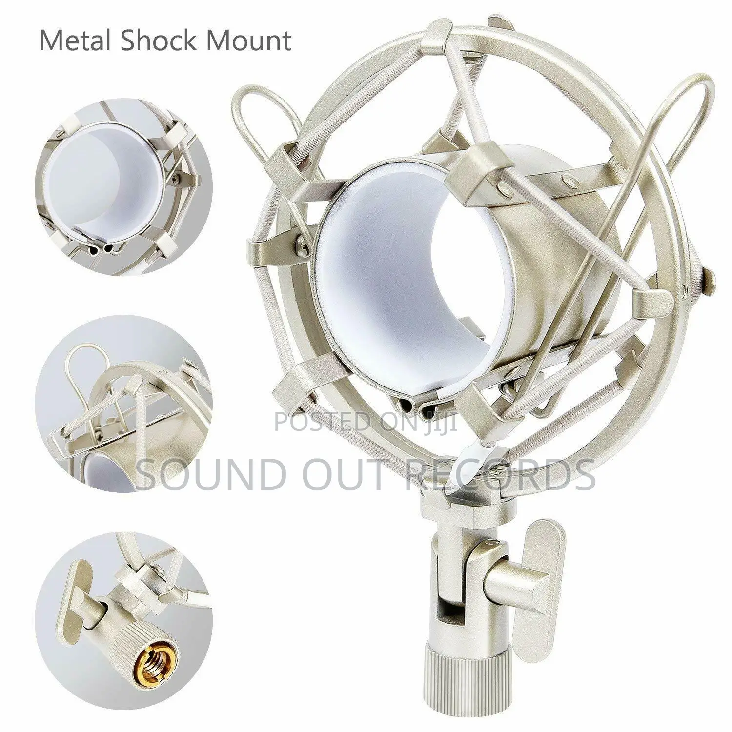 Metallic Microphone Shock Mount/Mic Holder