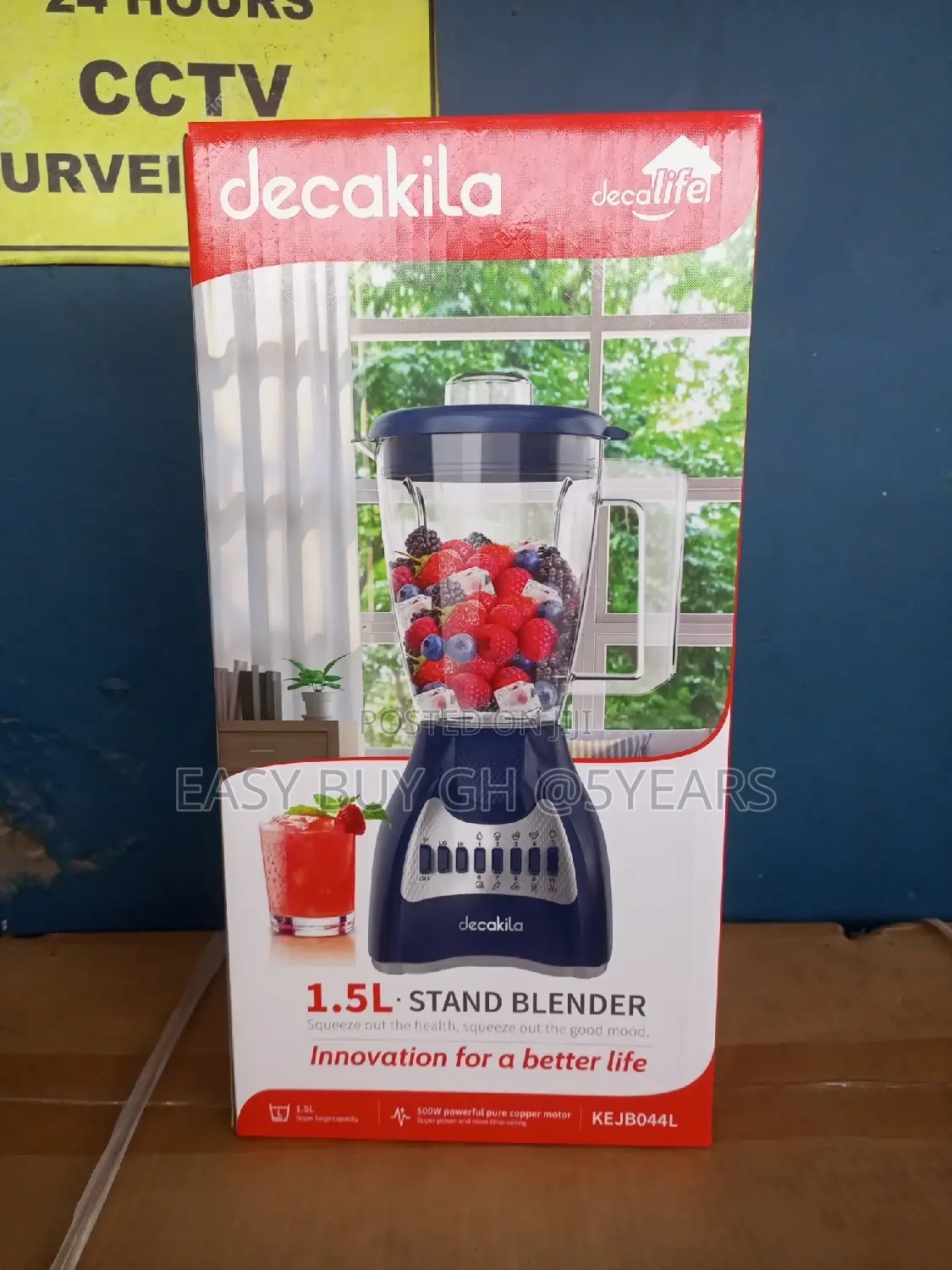 1.5liters Stand Blender Decakila