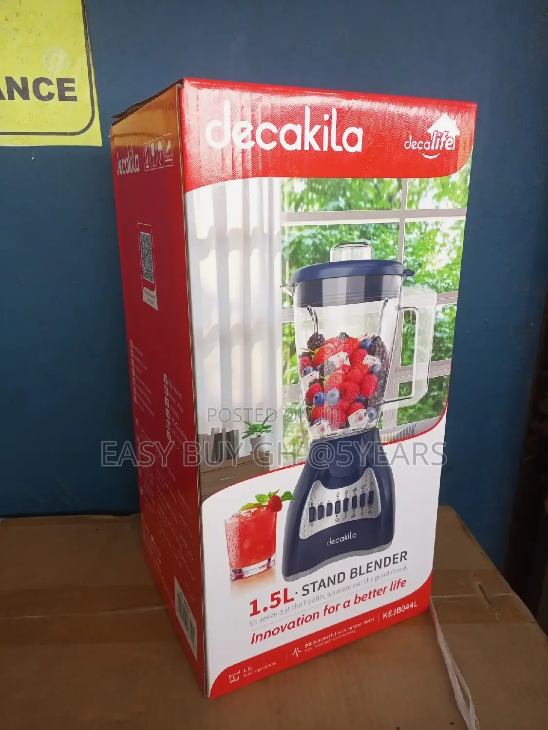 Decakila 1.5liters Stand Blender Faster Decalife