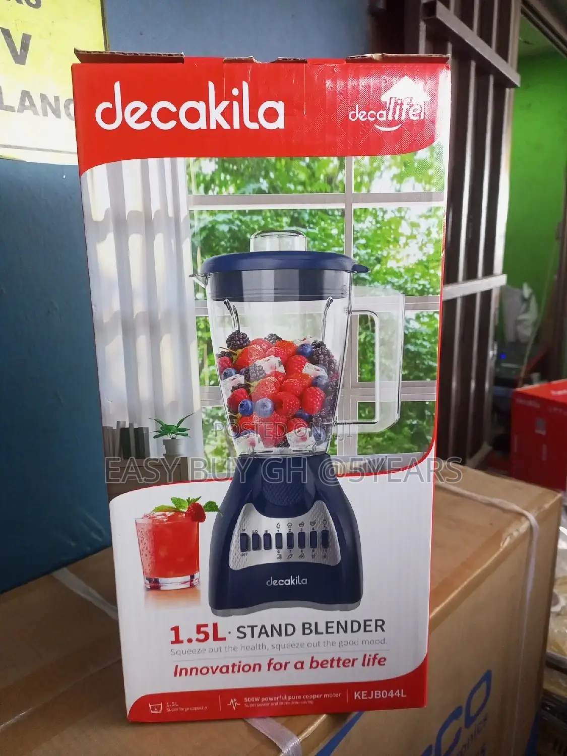 Fastest Decakila Stand Blender 1.5liters 500watts