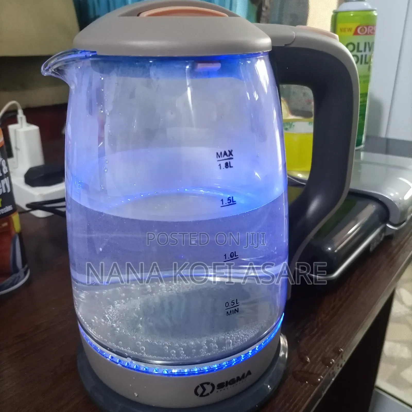 Sigma 1.8 Electric Kettle Glass