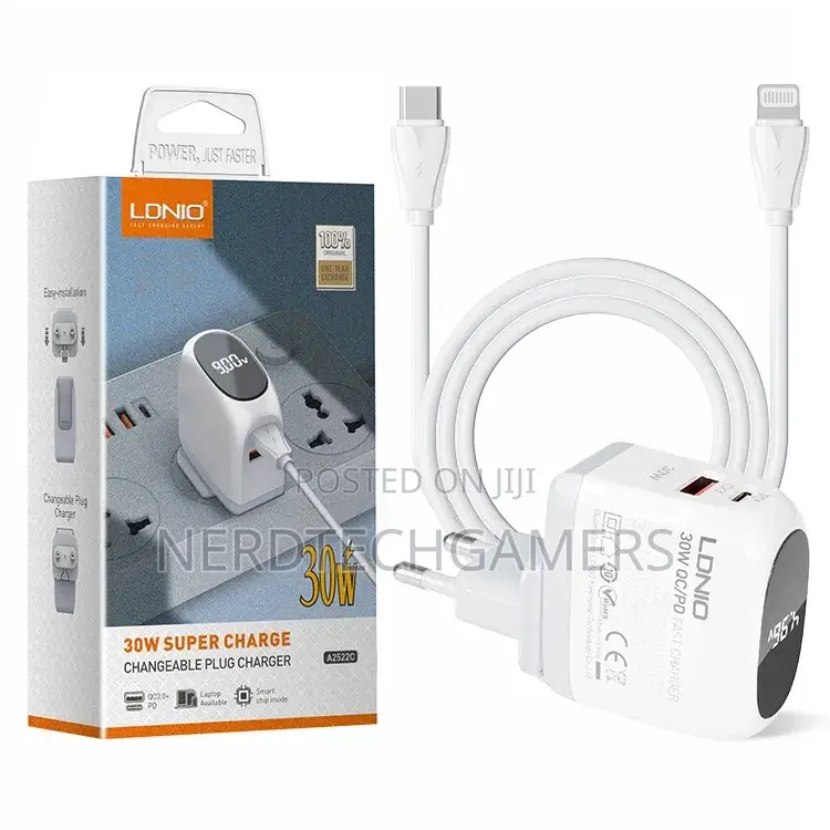 Ldnio 20w Pd+Qc3.0 Fast Charger Q229