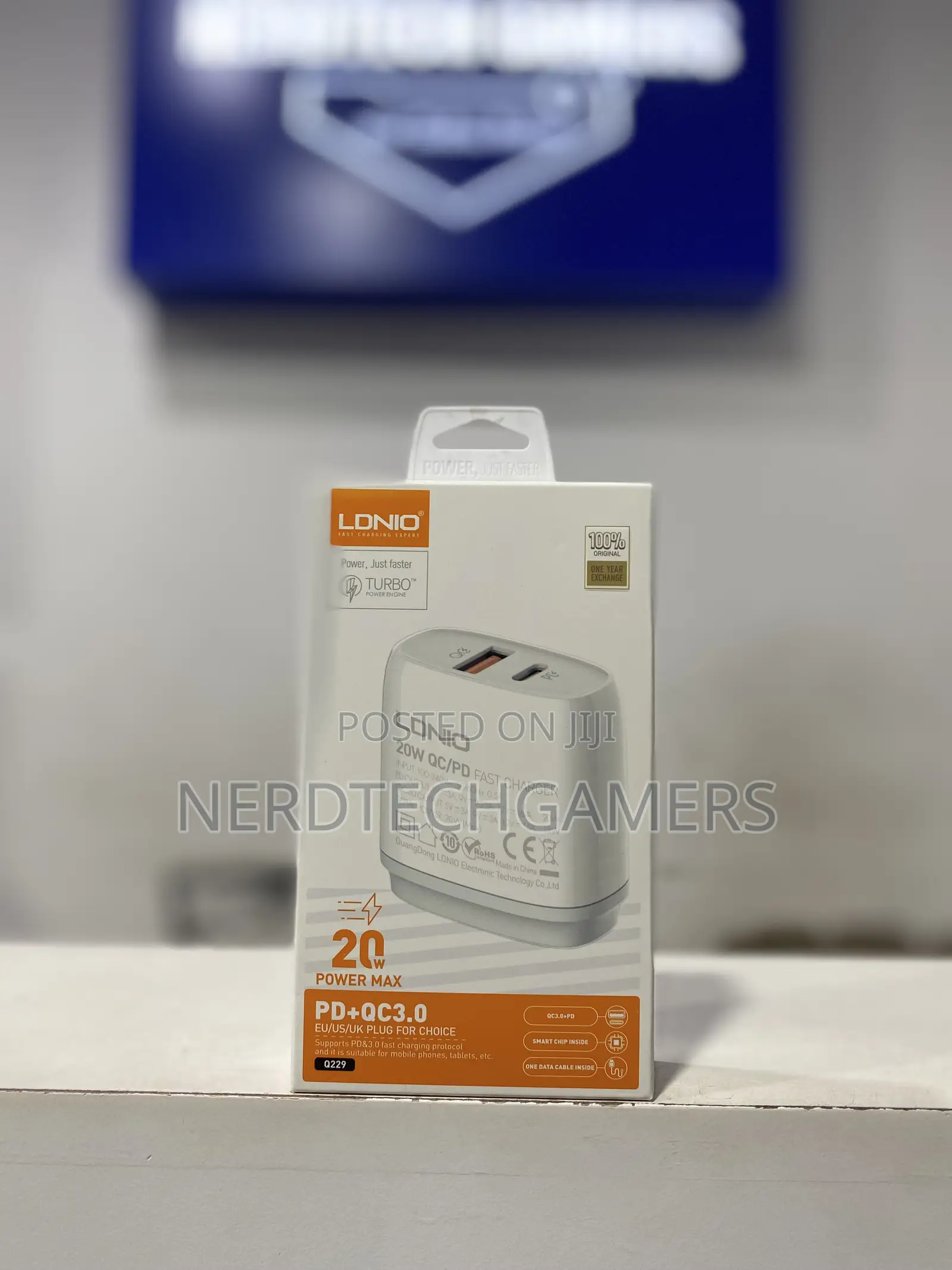 Ldnio 20w Pd+Qc3.0 Fast Charger Q229