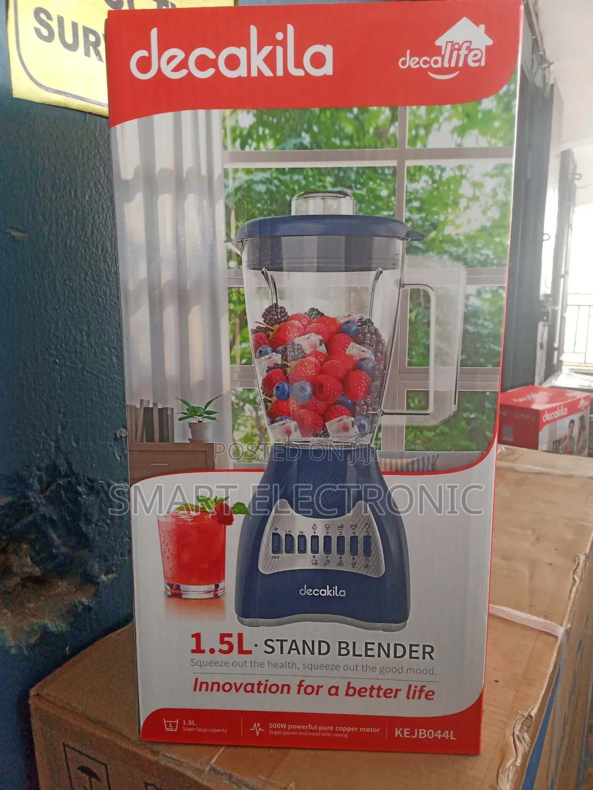 Stand Blender Decakila Affordable 1.5L Stand Blender